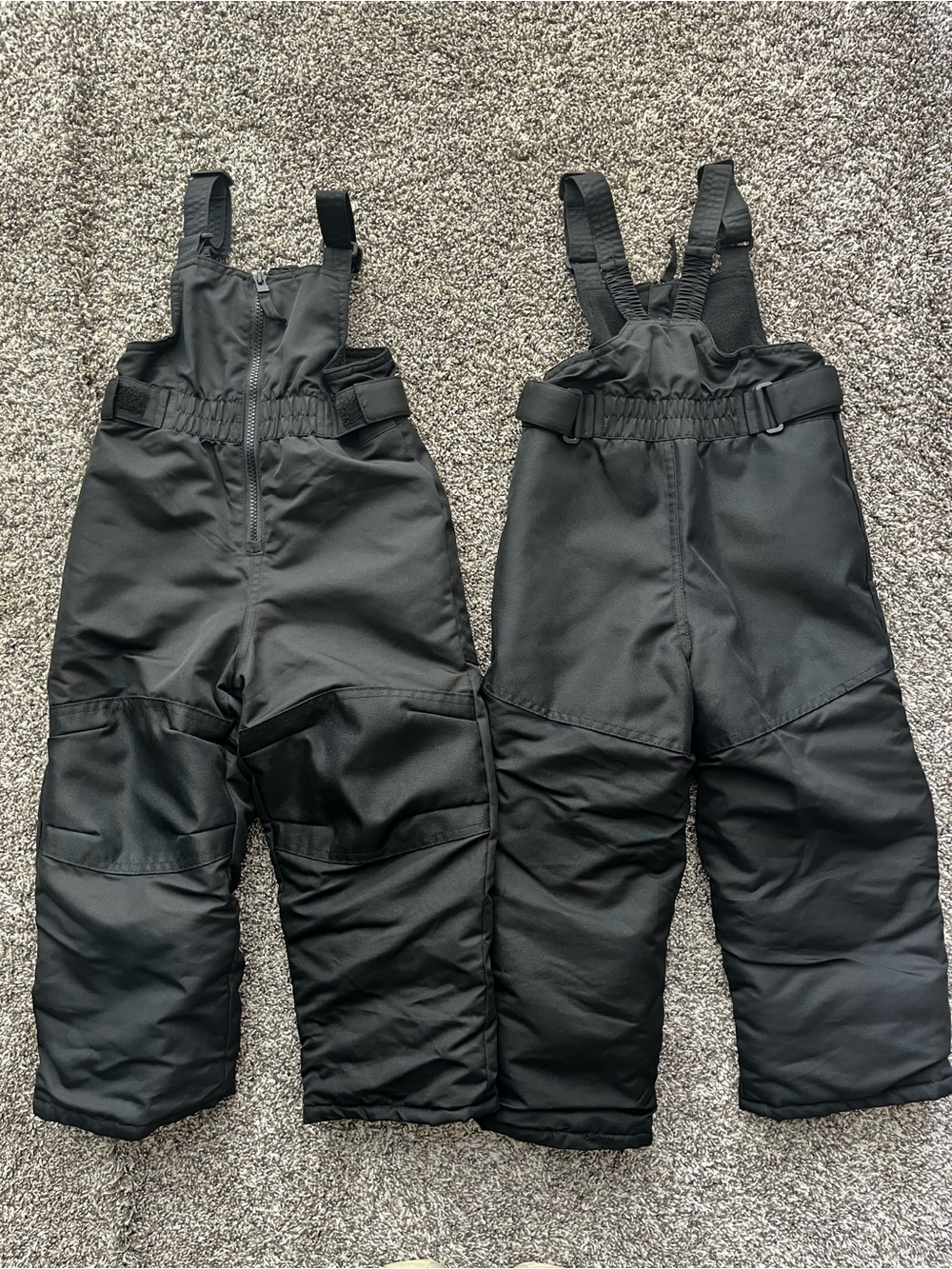2 Cat & Jack Kids Snow Bib Overalls